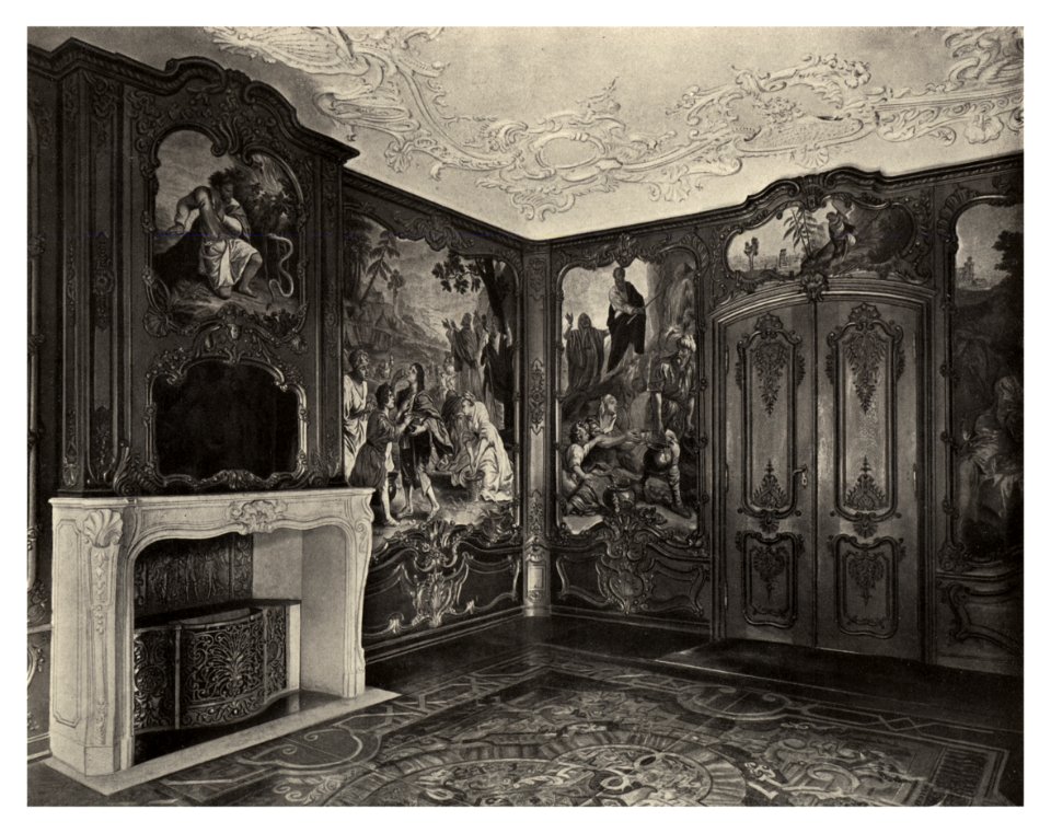Aachen - Wespenhaus - Kleiner Gobelinsaal um 1737 - im germ. Nationalmuseum