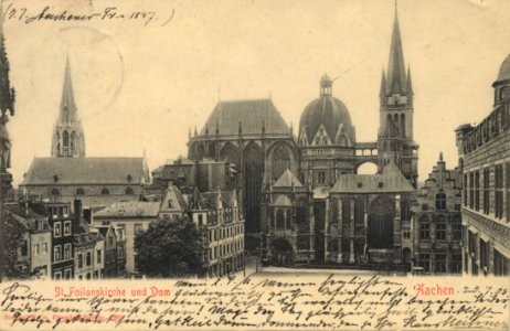 Aachen, Nordrhein-Westfalen - Kaiserdom und St. Foilanskirche (Zeno Ansichtskarten) photo