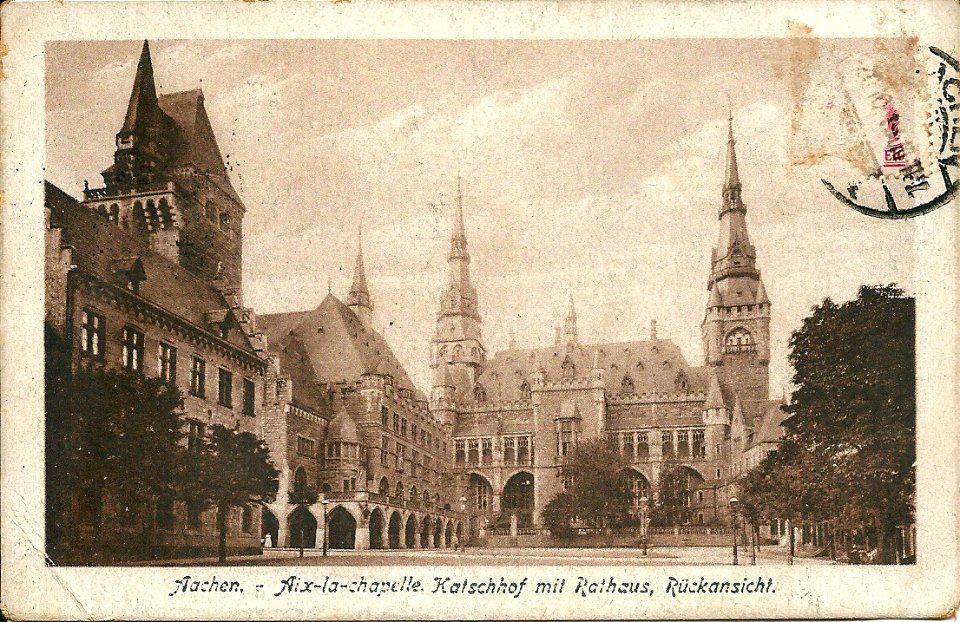 Aachen Hotel de ville 1919