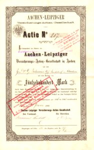 Aachen-Leipziger Versicherungs-AG 1876