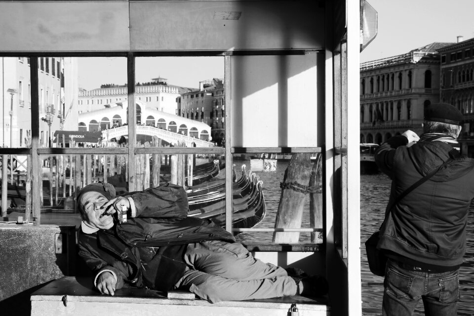 Homeless venice italy