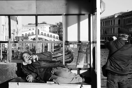 Homeless venice italy