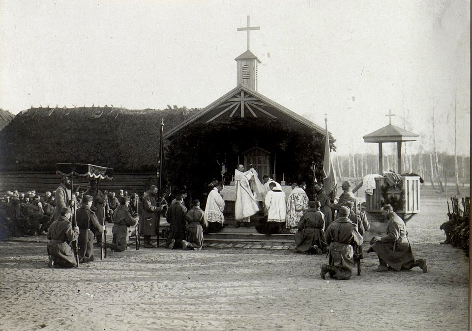 Abbildung von Leben im Feld und Unterkünften am russischen Kriegsschauplatz (BildID 15690425)