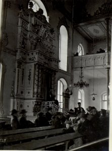 Abbildungen von Unterkünften, Feldgottesdiensten und Freizeiteinrichtungen am russischen Kriegsschauplatz (BildID 15687890)