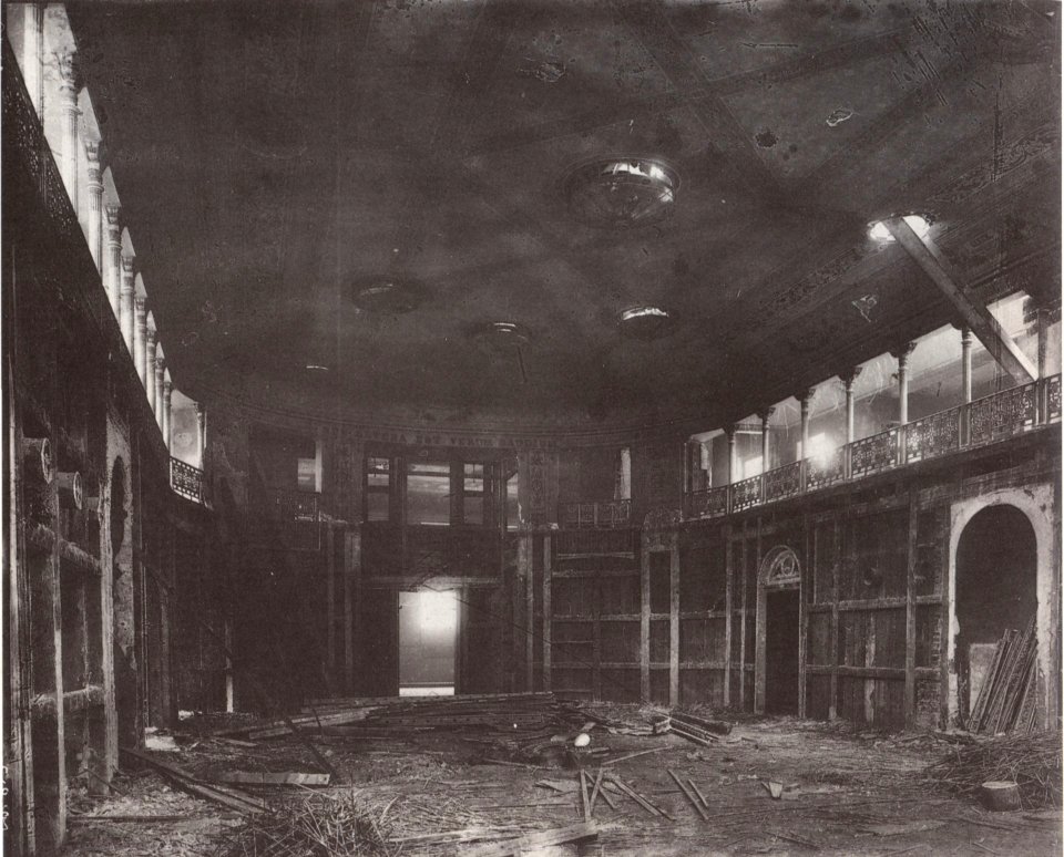 Abbruch altes Gewandhaus Leipzig 1885
