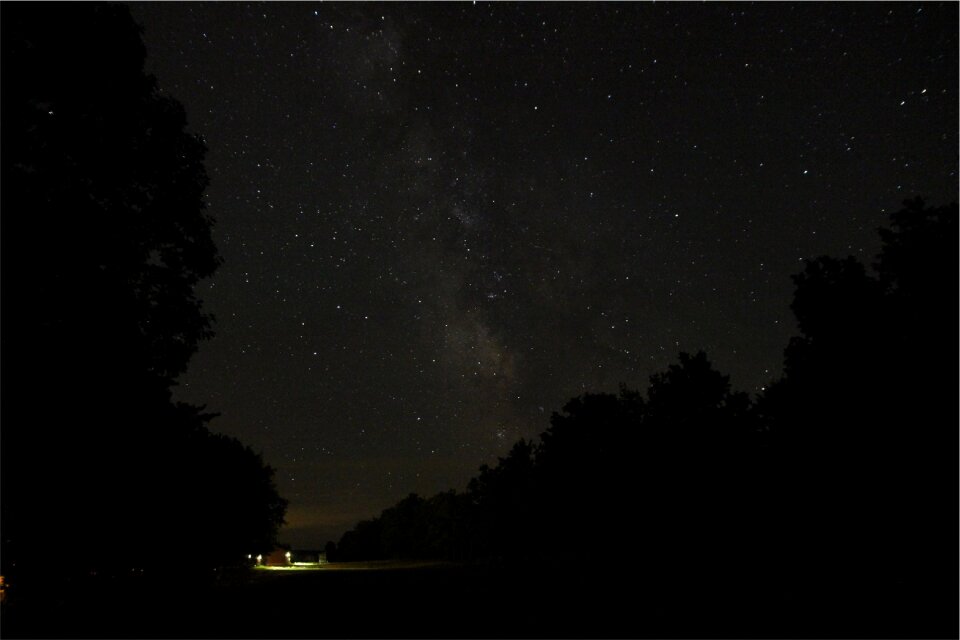 Night sky dark
