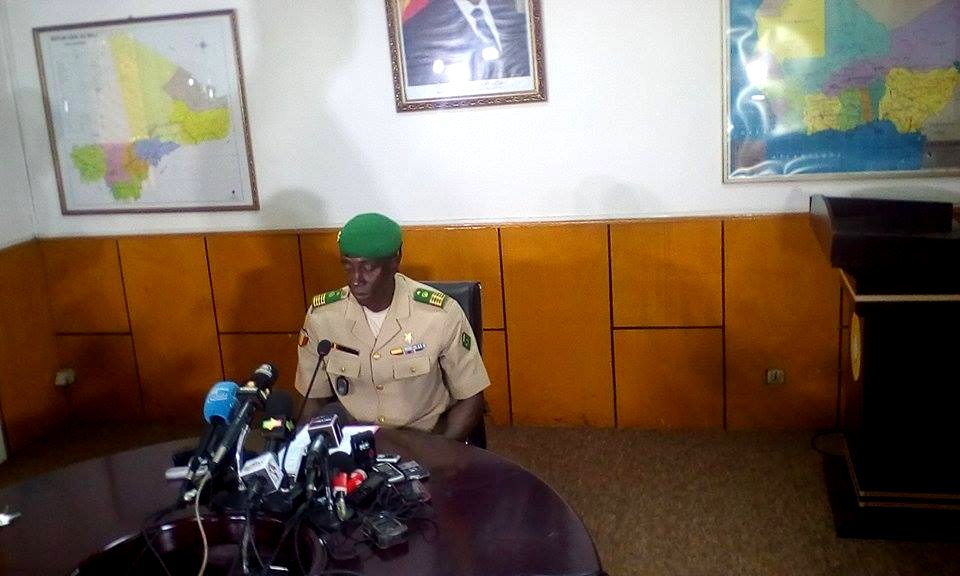 Abdoulaye Sidibé, porte-parole du Ministère de la Défense du Mali, après l'attaque de Nampala