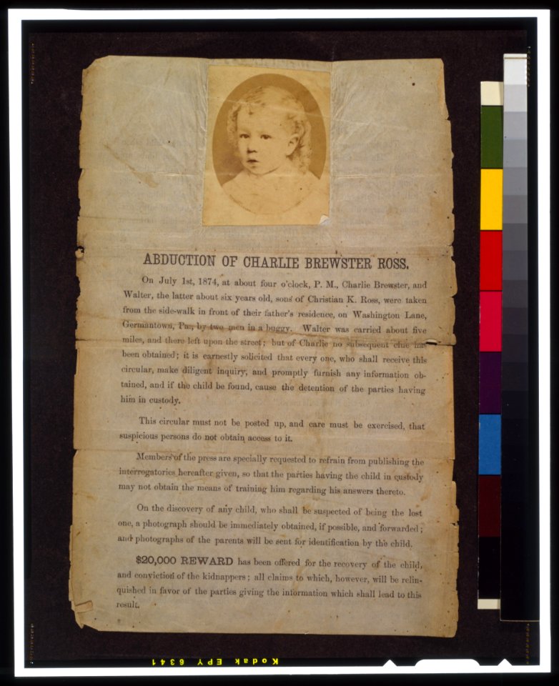 Abduction of Charlie Brewster Ross LCCN98519231