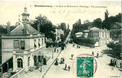 Abeille 3 - MMRCY - La Gare et le Boulevard de l'Hermitage - Vue panoramique photo