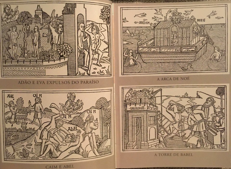 Abertura do livro A Bíblia, pp. 2–3