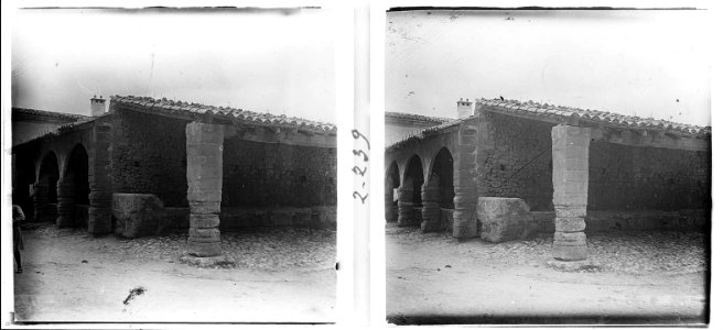 Abeurador i mercat de Petra