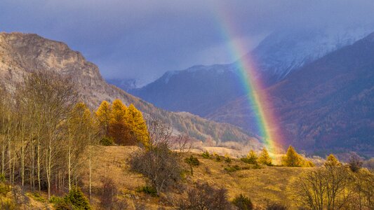 Landscape sky valley