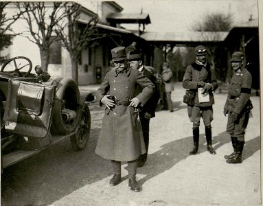 Abfahrt Sr. Exzellenz Feldmarschall Conrad von Hötzendorf von der 3.I.T.D.zur Stellung (BildID 15624858)