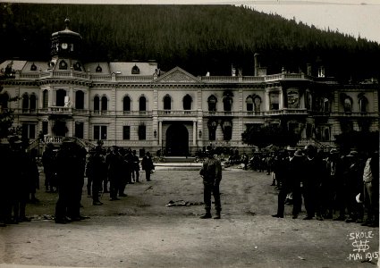 Abgebranntes Schloss, Skole. (BildID 15517368)