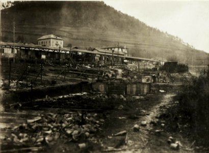 Abgebranntes Trainmagazin in Paraolo (BildID 15416353)