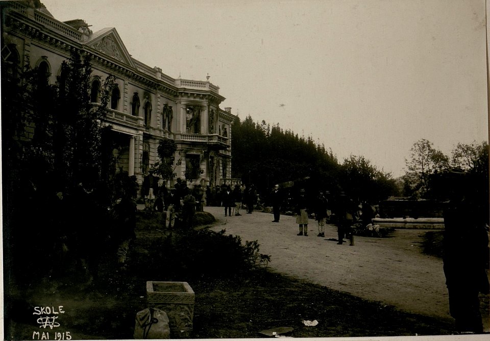 Abgebranntes Schloss, Skole. (BildID 15517382)