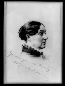 Abigail Scott Duniway, bust portrait, facing right LCCN97500074