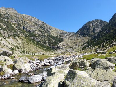 Streams pyrenees val d'aran photo