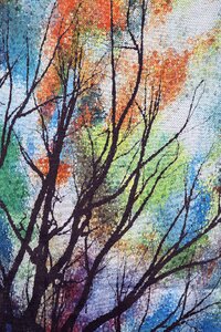 Fabric textile tree