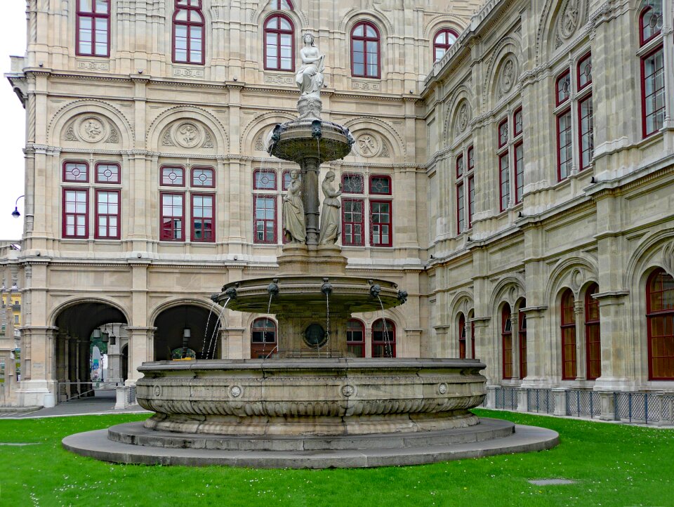 Fountain building architecture