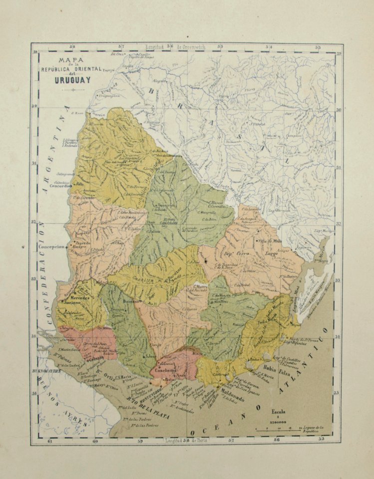 ABN recuerdo montevideo galli mapa uruguay