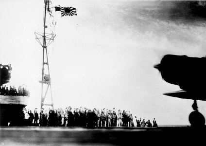 Aboard a Japanese carrier before the attack on Pearl Harbor