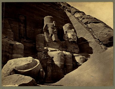 Abou Simbel, façade of the Temple LCCN2004671975