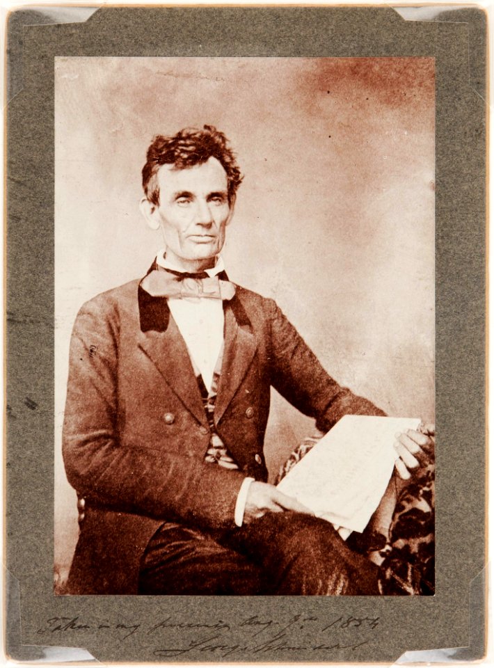 Abraham Lincoln O-6 by Von Schneidau, 1854