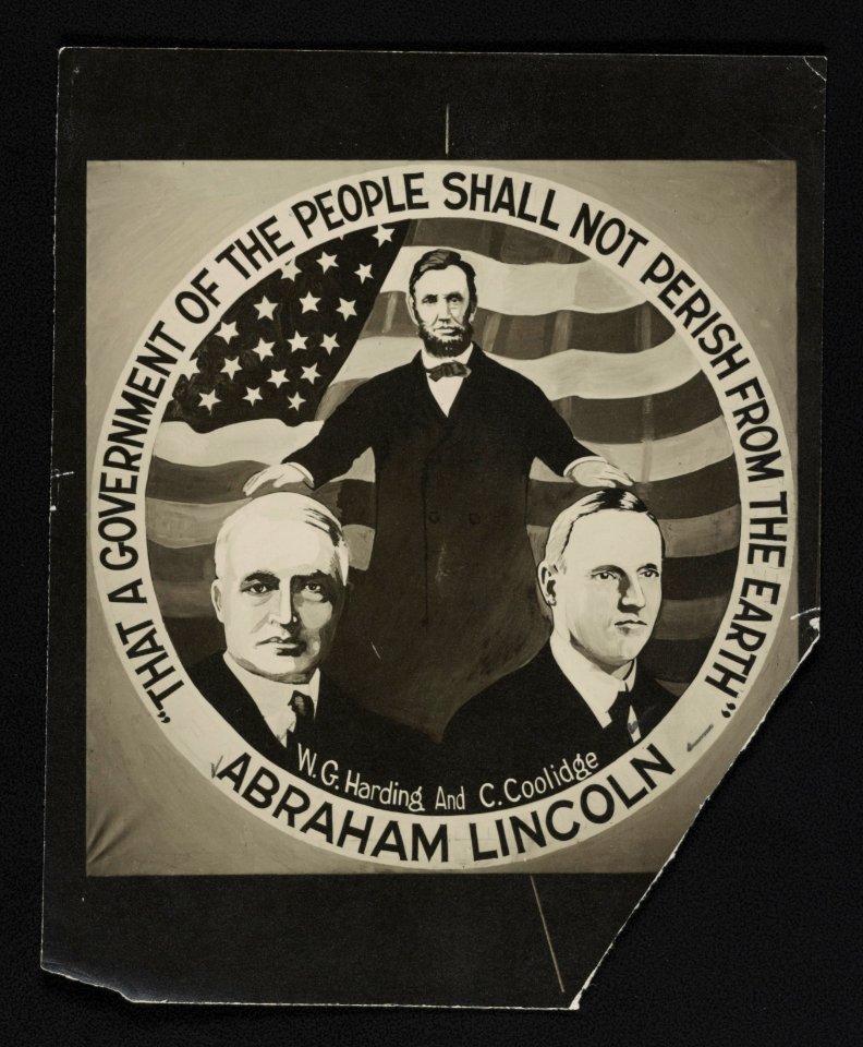 Abraham Lincoln, That a government of the people shall not perish from the earth LCCN2011645485