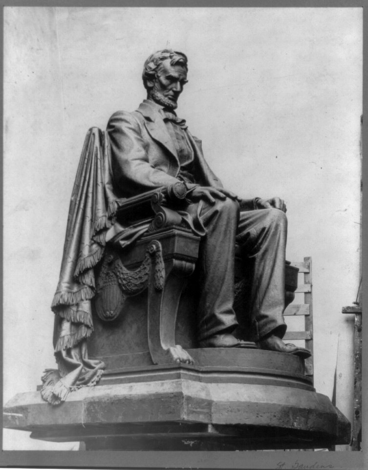 Abraham Lincoln, full length, seated, facing right LCCN2005692231