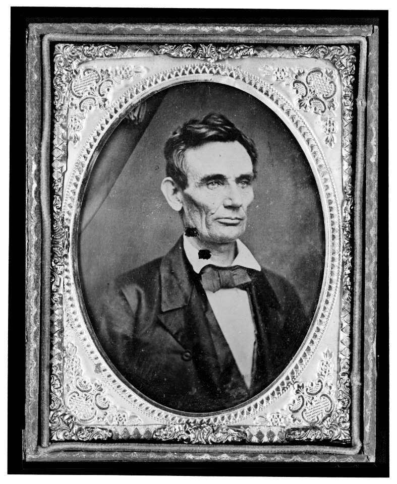 Abraham Lincoln, half-length portrait, facing right LCCN2009630651