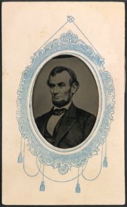 Abraham Lincoln) - Union card picture, made by George F. Ayer, photographer, 161 Middle Street, Portland LCCN2014646216