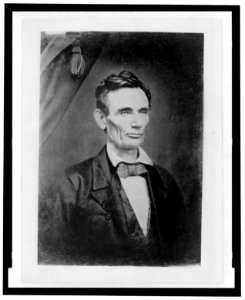 Abraham Lincoln, half-length portrait, facing right LCCN2009630653