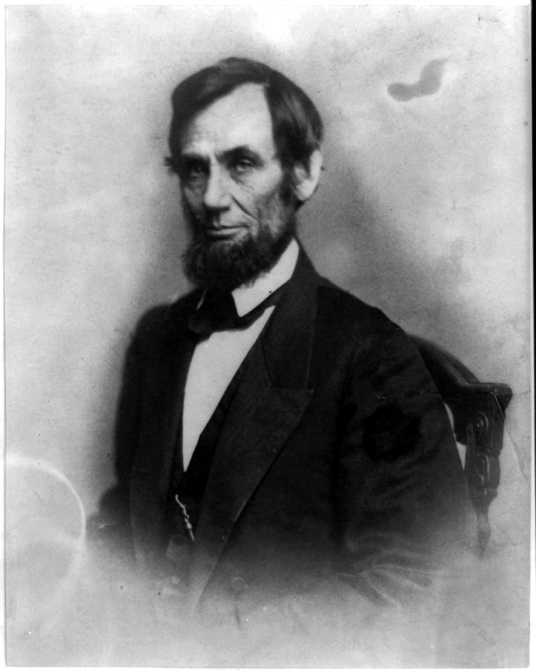 Abraham Lincoln, half-length portrait, seated LCCN2013648751