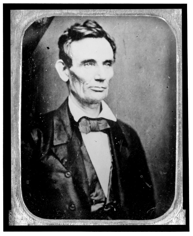 Abraham Lincoln, half-length portrait, facing right LCCN2009630652