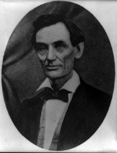 Abraham Lincoln, head-and-shoulders portrait, facing left LCCN2009630677