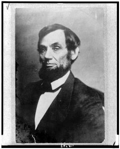 Abraham Lincoln, head-and-shoulders portrait, facing left LCCN95501007
