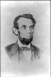Abraham Lincoln, oval bust portrait, facing right LCCN2013648757