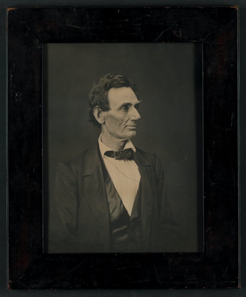 Abraham Lincoln, presidential candidate, half-length portrait, facing right LCCN2011645303