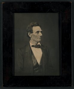 Abraham Lincoln, presidential candidate, half-length portrait, facing right LCCN2011645303