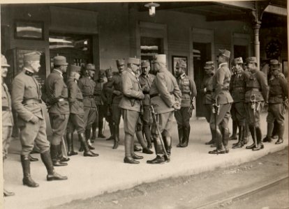 Abreise Sr. Exzl. Genobst. ROHR von Villach am 17.VI.1916. (BildID 15476238)