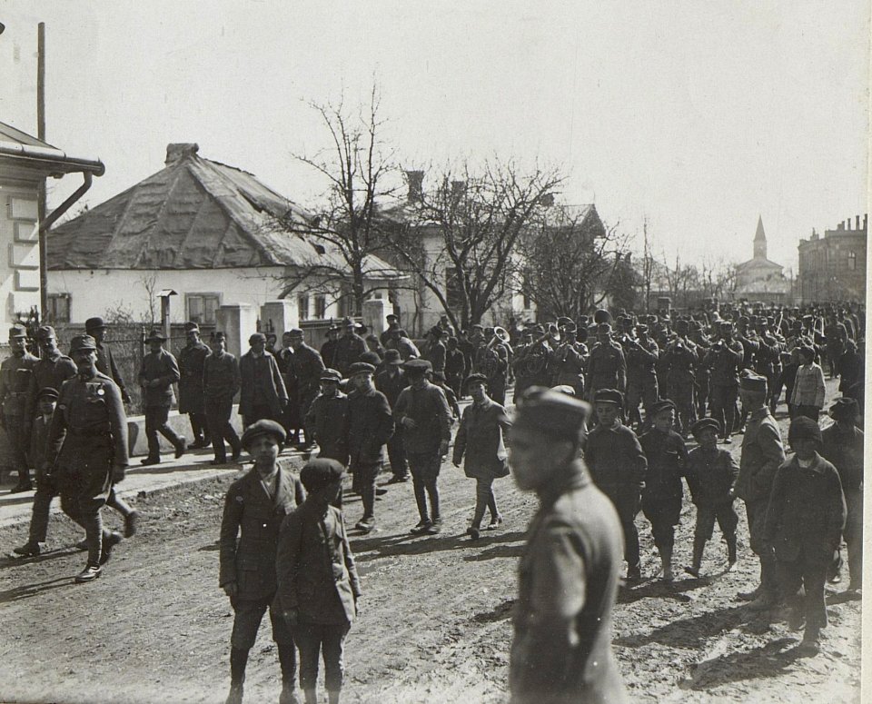 Abschiedsgottesdienst anlässlich d. Auflösung d.7.A.K.am 14.4.1918. (BildID 15666119)