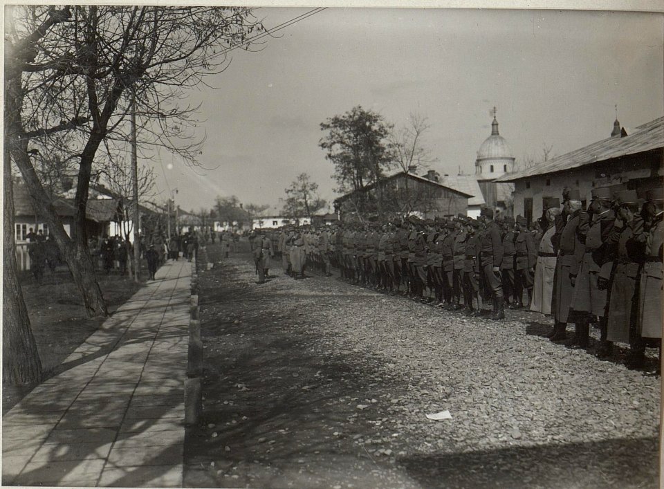 Abschiedsgottesdienst anlässlich d. Auflösung d.7.A.K.am 14.4.1918. (BildID 15666140)