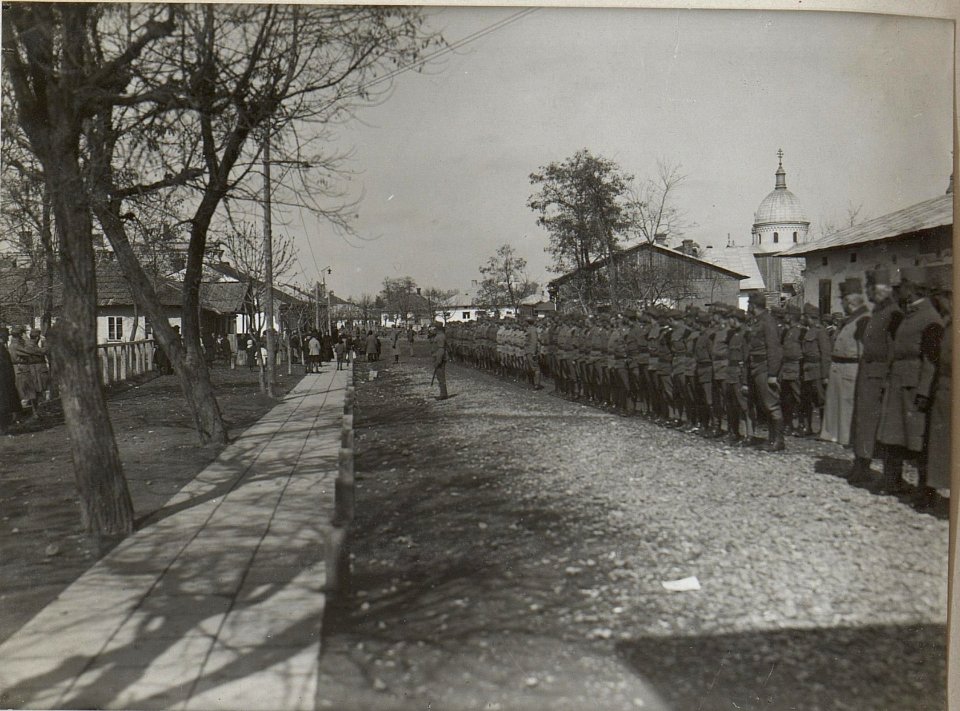 Abschiedsgottesdienst anlässlich d. Auflösung d.7.A.K.am 14.4.1918. (BildID 15666133)