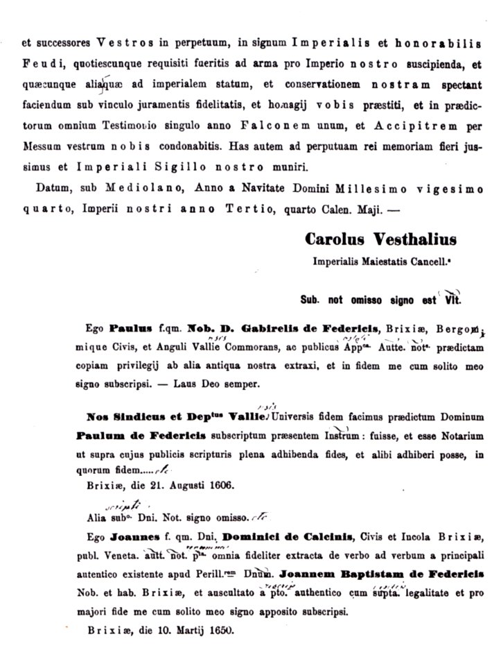 Abschrift des Dokuments von 1024 - 3
