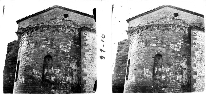 Absis d'una església a Cubells