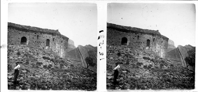 Absis de l ' ermita del castell d ' Orcau