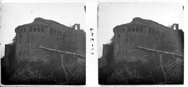 Absis de l'església de Bellcaire d'Empordà
