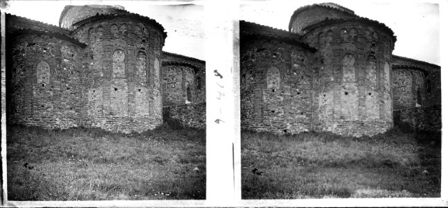 Absis de l'església de Sant Miquel de Cruïlles