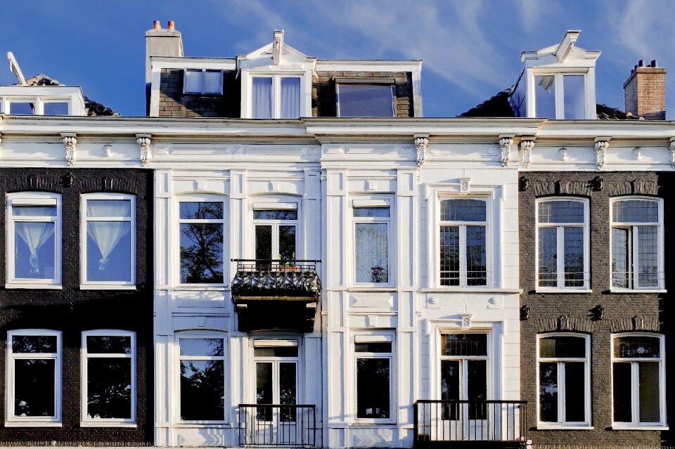 Architecture brick amsterdam